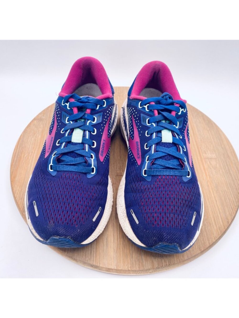 Brooks Adrelinine GTS 22 Running Shoes Womens 8.5 Blue Mesh Trainers Sneakers - Picture 2 of 13